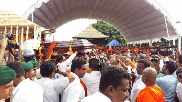 Chùm ảnh Quốc tang Đức Tăng thống hệ phái Maha Vihara Phật Giáo Sri Lanka