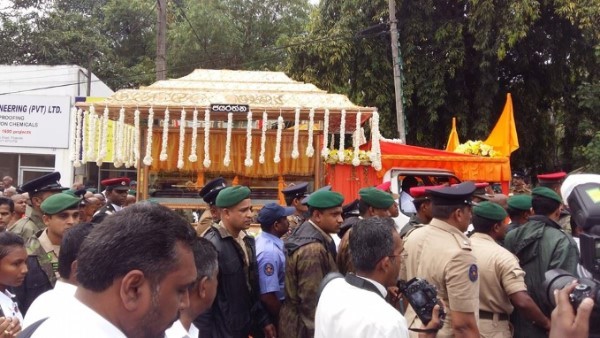 Chùm ảnh Quốc tang Đức Tăng thống hệ phái Maha Vihara Phật Giáo Sri Lanka