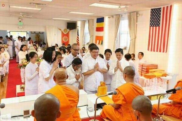 Chùm ảnh Lễ dâng Y Kathina tại Tu viện Wat Phra Dhammakaya Tp. Boston, Hoa Kỳ