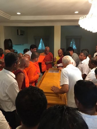 Đức Tăng thống hệ phái Maha Vihara Phật Giáo Sri Lanka tân viên tịch