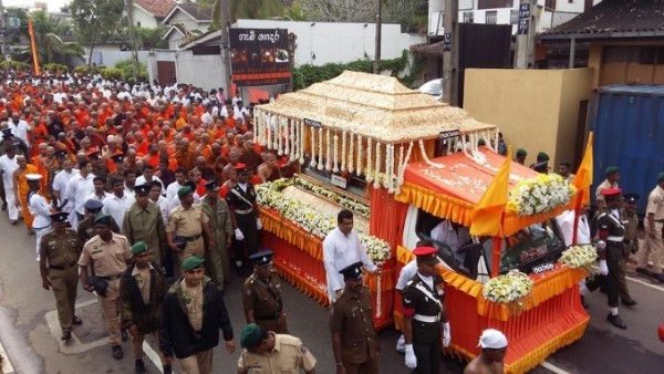 Chùm ảnh Quốc tang Đức Tăng thống hệ phái Maha Vihara Phật Giáo Sri Lanka
