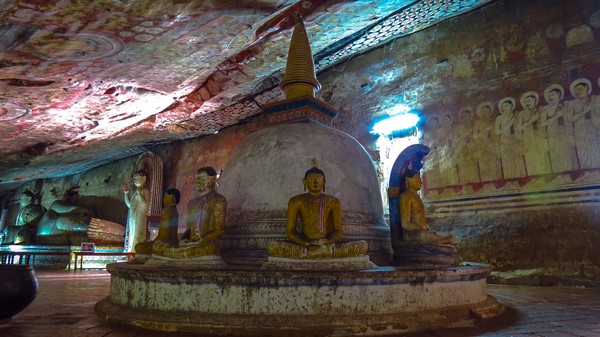 Chùm ảnh Danh lam Cổ tự Dambulla hang động huyền bí SriLanka