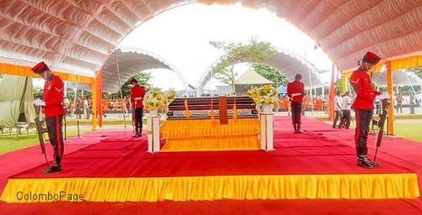 Chùm ảnh Quốc tang Đức Tăng thống hệ phái Maha Vihara Phật Giáo Sri Lanka