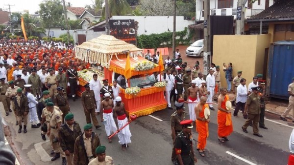 Chùm ảnh Quốc tang Đức Tăng thống hệ phái Maha Vihara Phật Giáo Sri Lanka