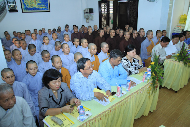 TP.HCM: Lễ tốt nghiệp khóa X Lớp sơ cấp Phật học Quận 3