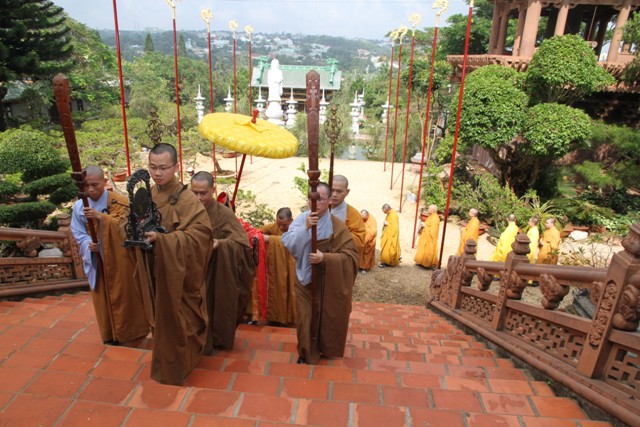 Đại Giới Đàn Cam Lộ Giác Ngộ: Lễ Yểm tâm An phụng đất, Niêm đàn sái tịnh tại chùa Minh Thành.