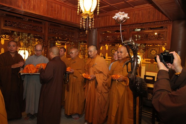 Đại Giới Đàn Cam Lộ Giác Ngộ: Lễ Yểm tâm An phụng đất, Niêm đàn sái tịnh tại chùa Minh Thành.