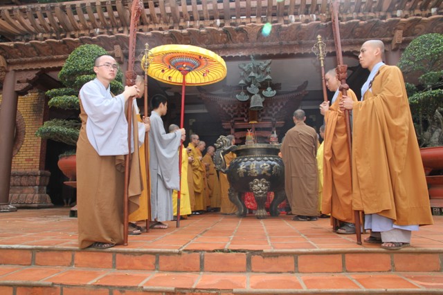 Đại Giới Đàn Cam Lộ Giác Ngộ: Lễ Yểm tâm An phụng đất, Niêm đàn sái tịnh tại chùa Minh Thành.