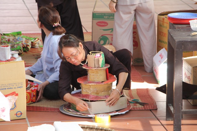 Thái Bình: Công tác chuẩn bị Đại lễ Vu Lan tại chùa Từ Xuyên