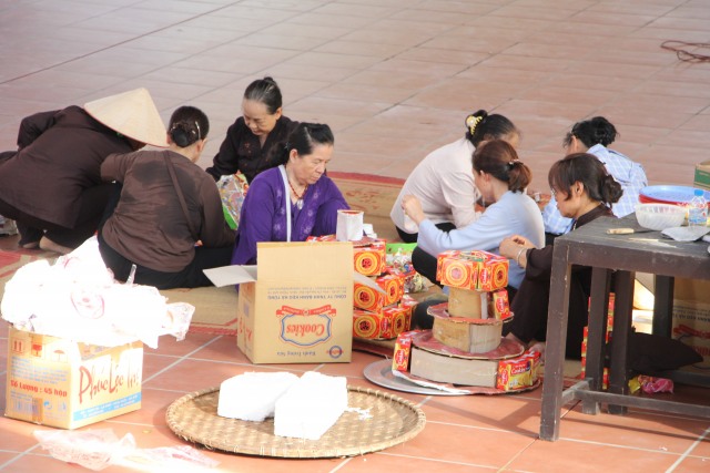 Thái Bình: Công tác chuẩn bị Đại lễ Vu Lan tại chùa Từ Xuyên