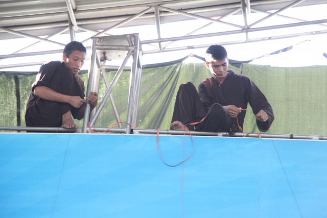 Thái Bình: Công tác chuẩn bị Đại lễ Vu Lan tại chùa Từ Xuyên