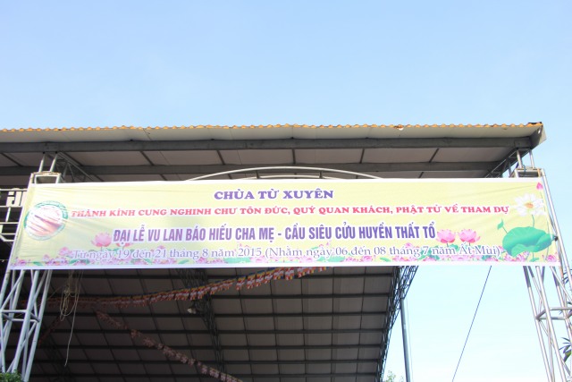 Thái Bình: Công tác chuẩn bị Đại lễ Vu Lan tại chùa Từ Xuyên