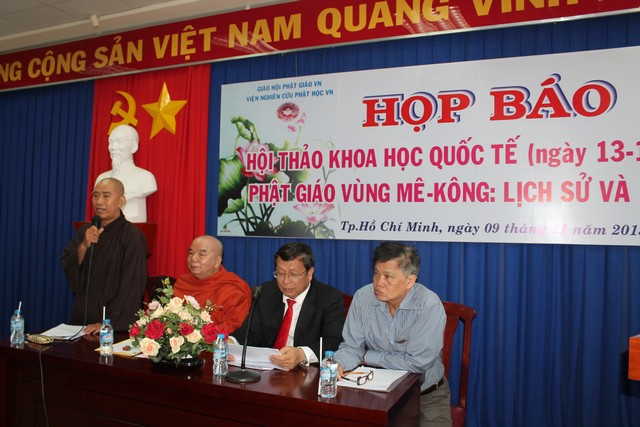 Họp báo hội thảo quốc tế  Phật giáo sông MeKong: Lịch sử và phát triển