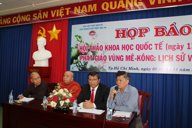 Họp báo hội thảo quốc tế  Phật giáo sông MeKong: Lịch sử và phát triển