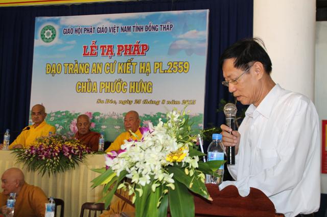 Đồng Tháp: Tạ Pháp Đạo Tràng An Cư Chùa Phước Hưng