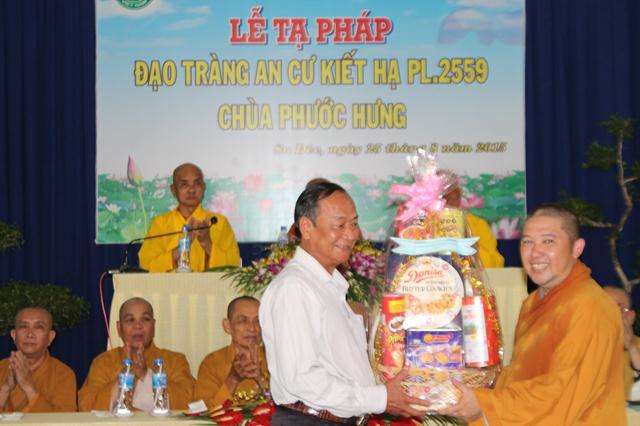Đồng Tháp: Tạ Pháp Đạo Tràng An Cư Chùa Phước Hưng