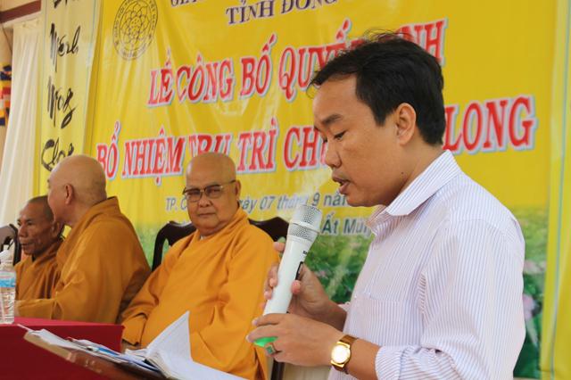 Đồng Tháp: Bổ Nhiệm Trụ Trì Chùa Thới Long