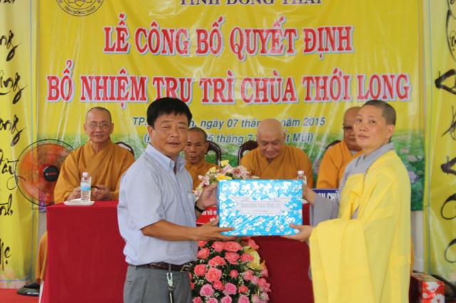 Đồng Tháp: Bổ Nhiệm Trụ Trì Chùa Thới Long