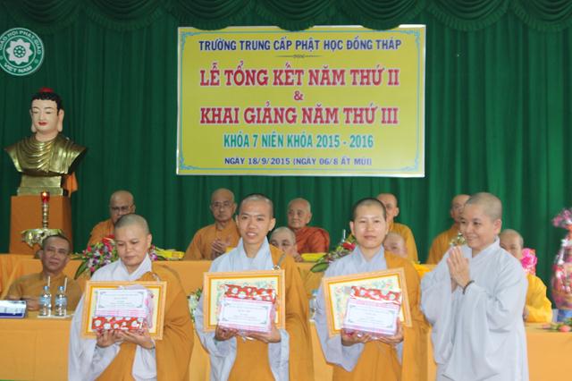 Đồng Tháp: Trường Trung Cấp Phật Học Khai Giảng
