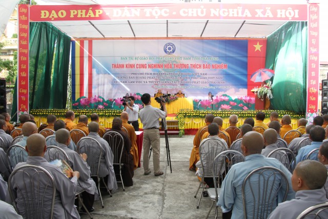 Thái Bình: HT.Thích Bảo Nghiêm thuyết giảng cho Tăng, Ni an cư trong tỉnh