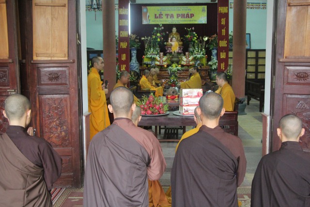 Thái Bình: Trường hạ Thánh Long tổ chức tạ pháp an cư kiết hạ