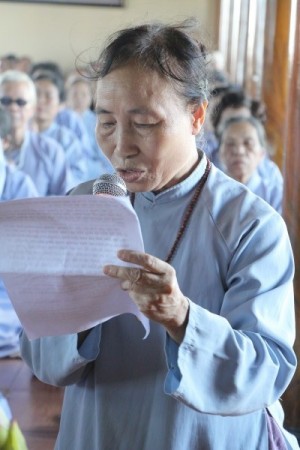 Thái Bình: Khóa tu niệm Phật một ngày tại chùa Từ Xuyên