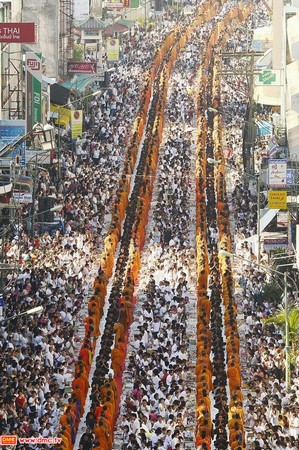 Sẽ Cúng dường 10 nghìn vị Tăng sĩ quốc tế tại Thành phố  Hat Yai phía nam Thái Lan
