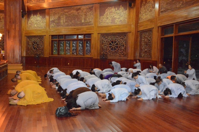 Chùa Giác Ngộ viếng tang lễ ĐLHT Thích Giác Nhiên