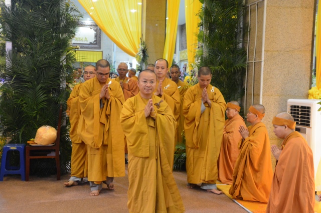 Chùa Giác Ngộ viếng tang lễ ĐLHT Thích Giác Nhiên
