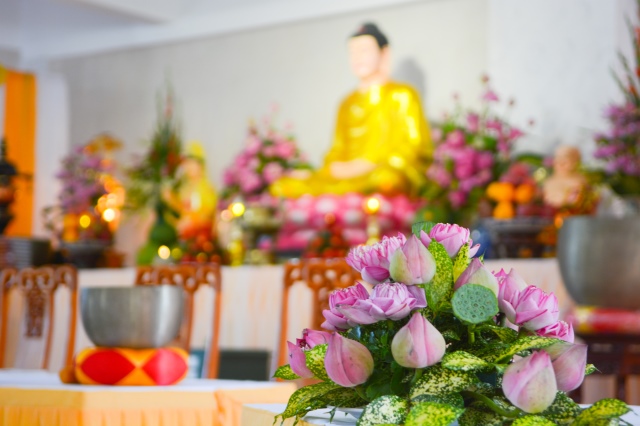 Ấm áp và ý nghĩa trong lễ hằng thuận tại chùa Giác Ngộ