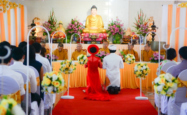 Ấm áp và ý nghĩa trong lễ hằng thuận tại chùa Giác Ngộ
