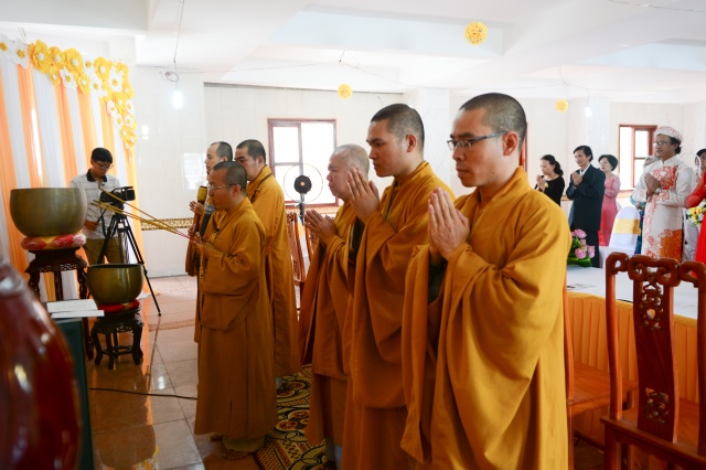 Ấm áp và ý nghĩa trong lễ hằng thuận tại chùa Giác Ngộ