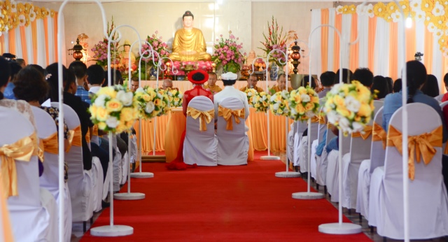 Ấm áp và ý nghĩa trong lễ hằng thuận tại chùa Giác Ngộ
