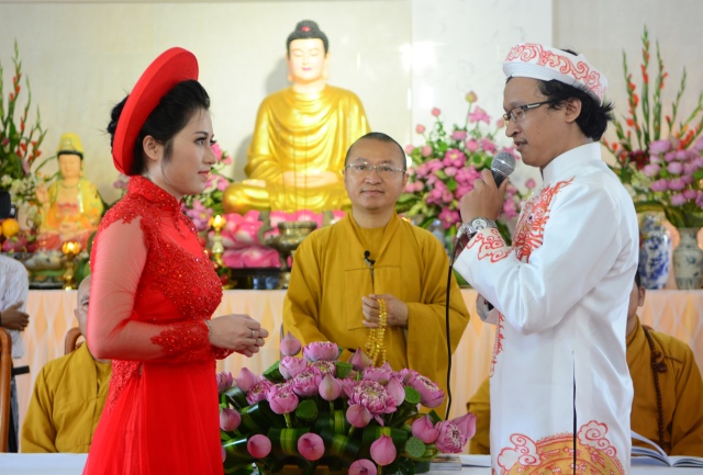 Ấm áp và ý nghĩa trong lễ hằng thuận tại chùa Giác Ngộ