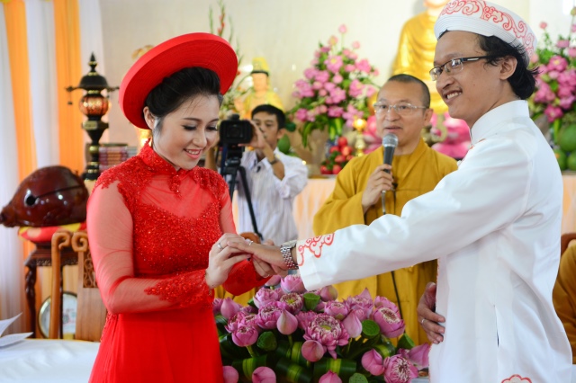 Ấm áp và ý nghĩa trong lễ hằng thuận tại chùa Giác Ngộ