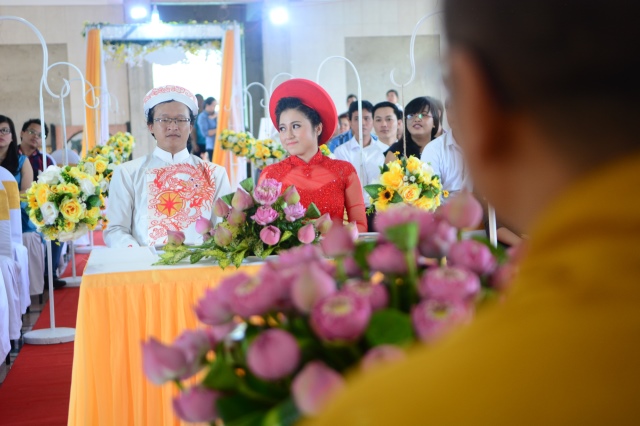 Ấm áp và ý nghĩa trong lễ hằng thuận tại chùa Giác Ngộ