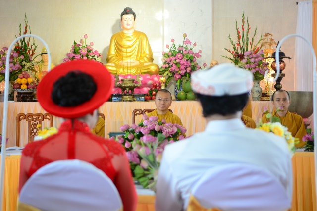 Ấm áp và ý nghĩa trong lễ hằng thuận tại chùa Giác Ngộ