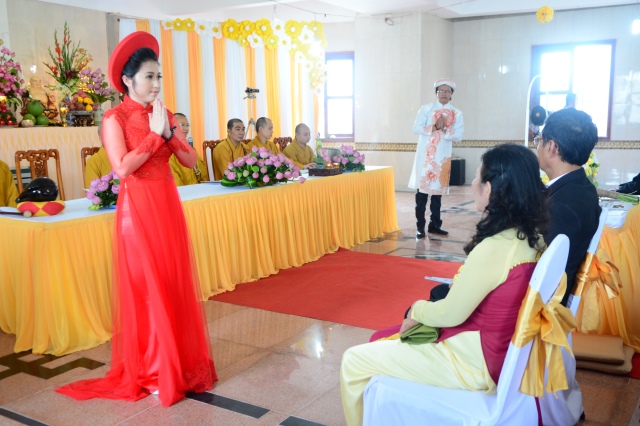 Ấm áp và ý nghĩa trong lễ hằng thuận tại chùa Giác Ngộ
