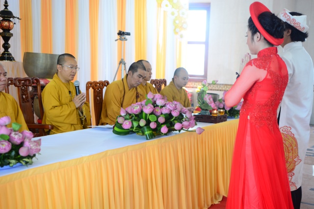 Ấm áp và ý nghĩa trong lễ hằng thuận tại chùa Giác Ngộ