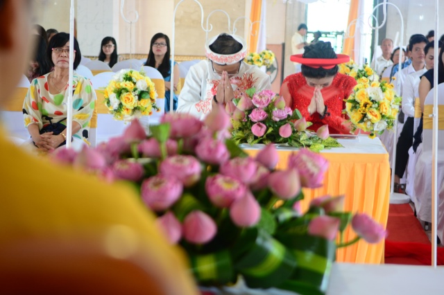 Ấm áp và ý nghĩa trong lễ hằng thuận tại chùa Giác Ngộ