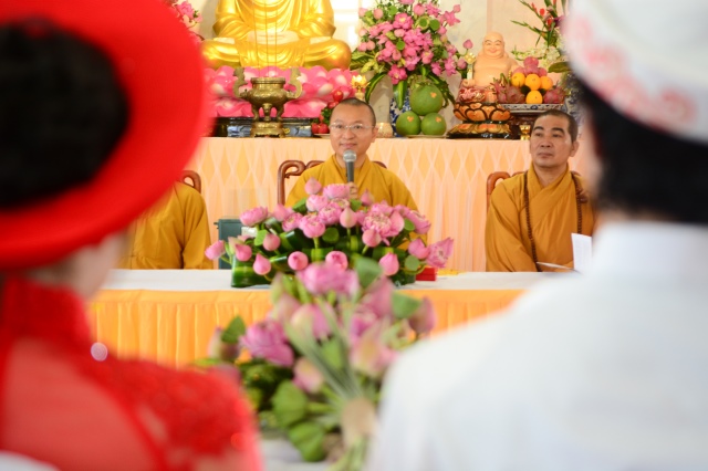 Ấm áp và ý nghĩa trong lễ hằng thuận tại chùa Giác Ngộ