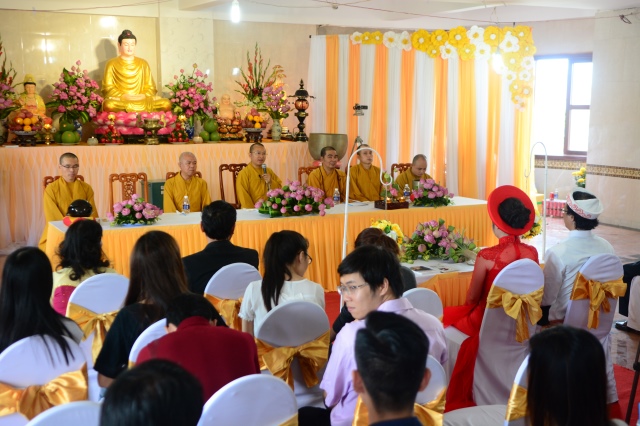 Ấm áp và ý nghĩa trong lễ hằng thuận tại chùa Giác Ngộ