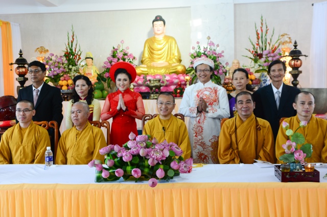 Ấm áp và ý nghĩa trong lễ hằng thuận tại chùa Giác Ngộ