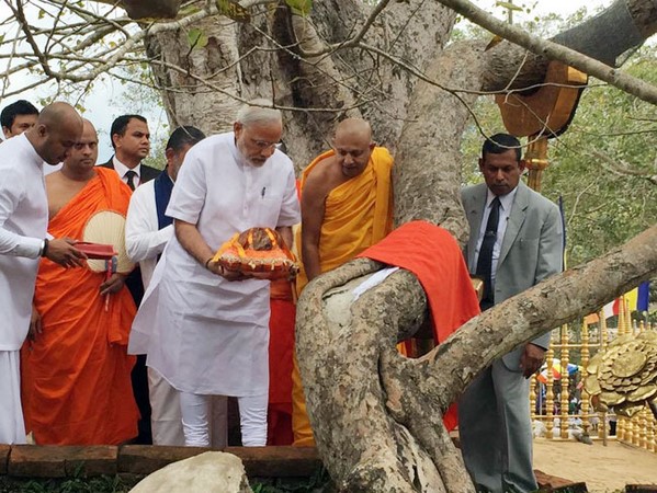 Ấn Độ: Chùm ảnh Thủ tướng Ấn Độ Narendra Modi chiêm bái và cầu nguyện tại Tháp Giác Ngộ