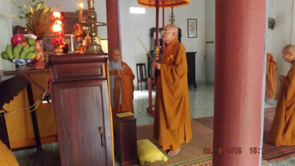 Ni giới thị xã Ninh Hòa làm Lễ Tạ pháp An cư Kiết hạ
