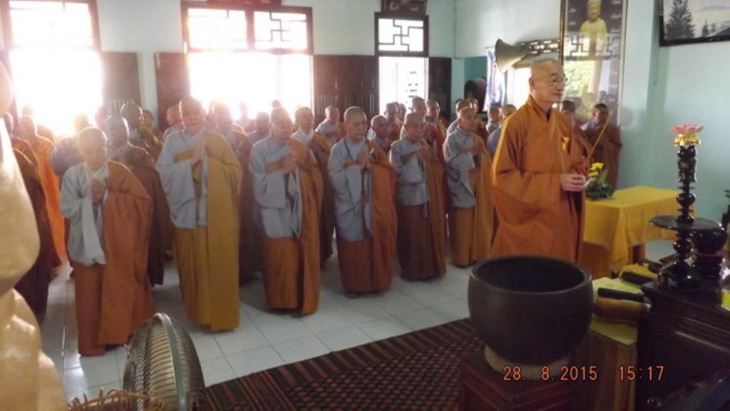 Ni giới thị xã Ninh Hòa làm Lễ Tạ pháp An cư Kiết hạ