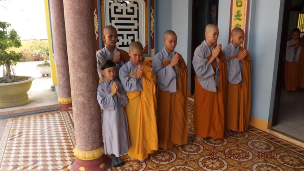 Ni giới thị xã Ninh Hòa làm Lễ Tạ pháp An cư Kiết hạ
