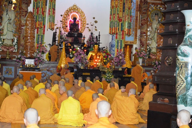 Phật giáo Khánh Hòa tổ chức Lễ Tự tứ, Đại lễ Vu lan, cúng dường trai Tăng tại chùa sắc tứ Long Sơn