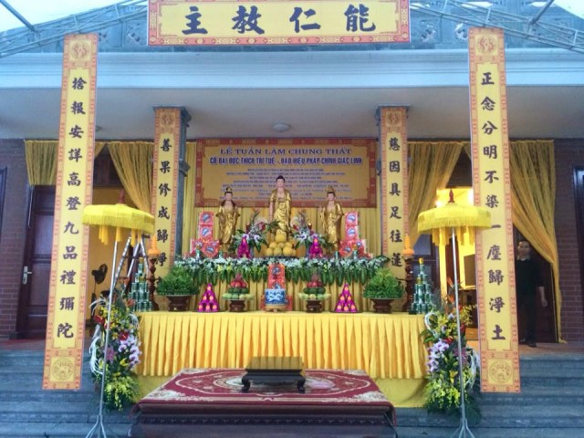 Thái Bình: Lễ chung thất cố ĐĐ.Thích Trí Tuệ