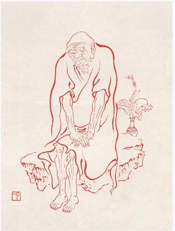 Chùm ảnh La Hán do Hoằng Nhất Luật sư hội họa